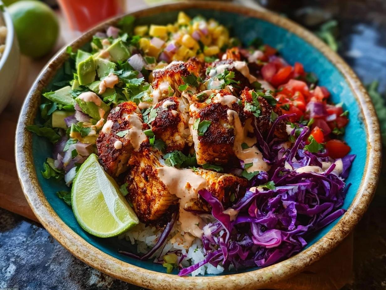 Baja Fish Taco Bowls