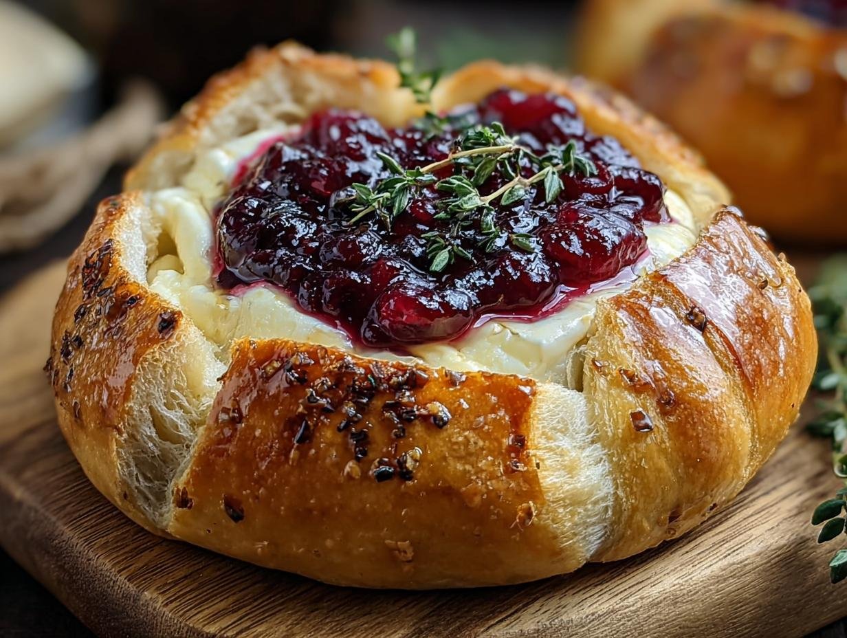 Baked Brie Bread Bowl: Your 1st Showstopper Appetizer - Baked Brie Bread Bowl - additional detail