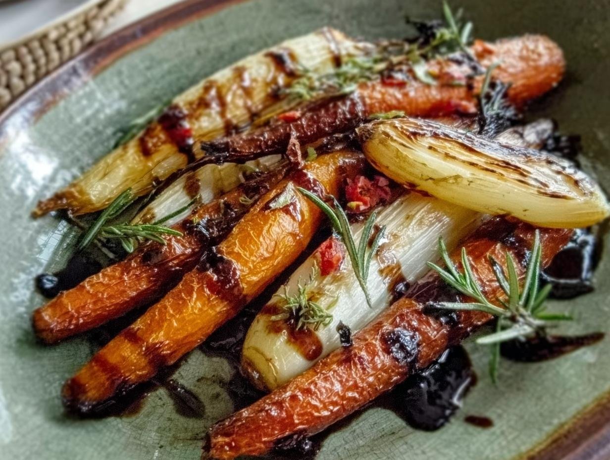 Balsamic Roasted Fennel Carrots: Amazing Flavor 3 Balsamic Roasted Fennel Carrots: Amazing Flavor - Balsamic Roasted Fennel Carrots - additional detail