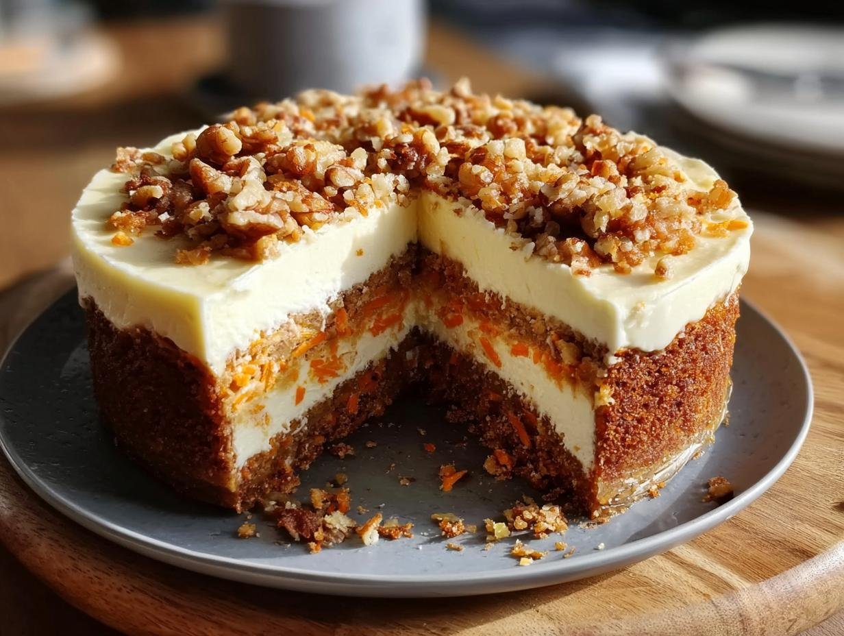 Carrot Cake Cheesecake: Divine 1-Bake Dessert - Carrot Cake Cheesecake - additional detail