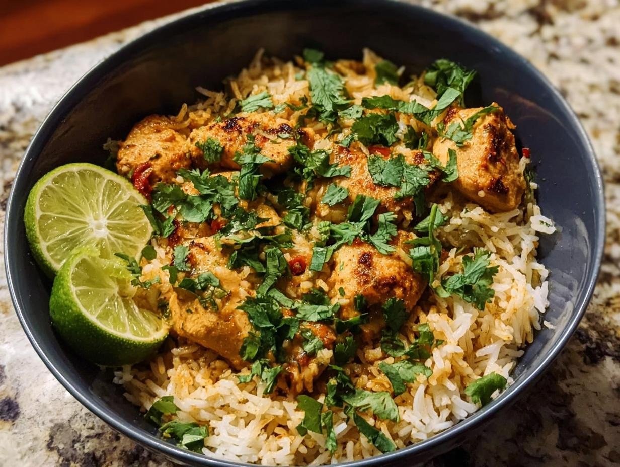 Flavorful Coconut Chicken Rice: 1 Pot Wonder - Coconut Chicken Rice - additional detail