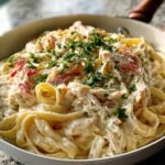 Crab Fettuccine Alfredo