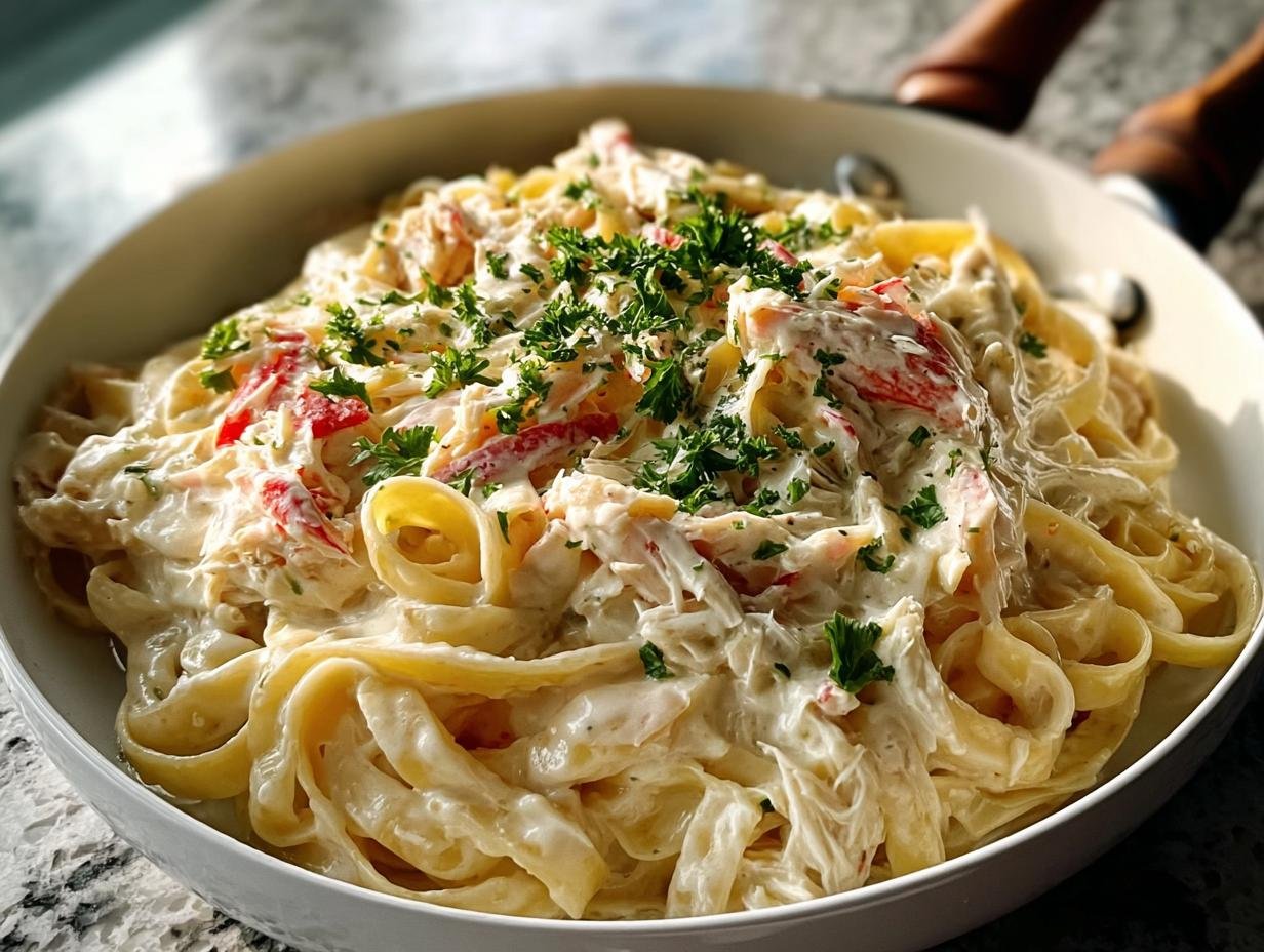 Amazing Crab Fettuccine Alfredo 30-Min Magic