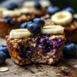 Healthy Blueberry Banana Oatmeal