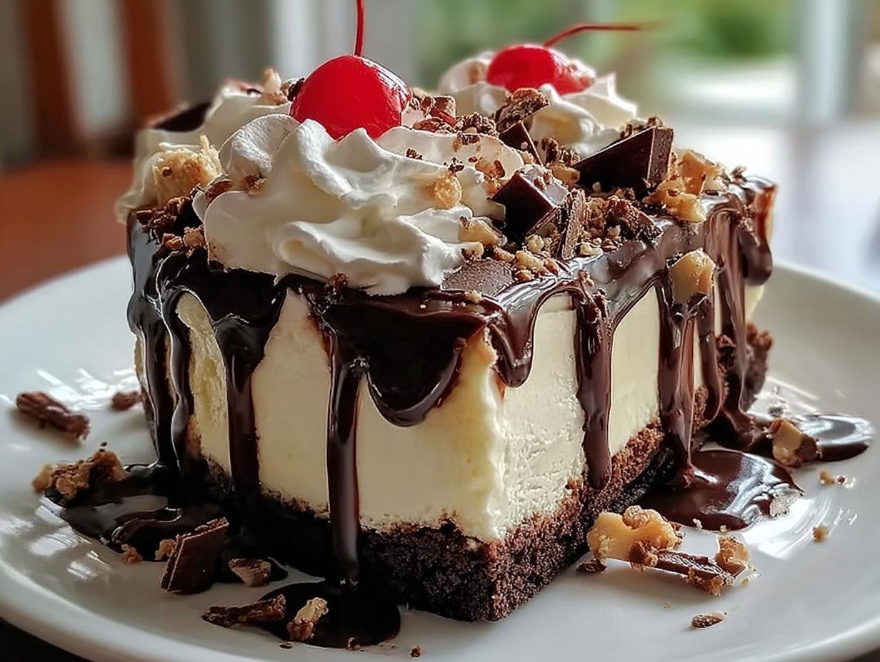 Hot Fudge Sundae Brownie: 1 Easy Recipe - Hot Fudge Sundae Brownie - additional detail