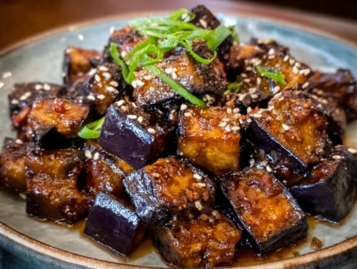 Incredible Miso Glazed Eggplant: 1 Amazing Dish 3 Incredible Miso Glazed Eggplant: 1 Amazing Dish - Miso Glazed Eggplant Incredible - additional detail