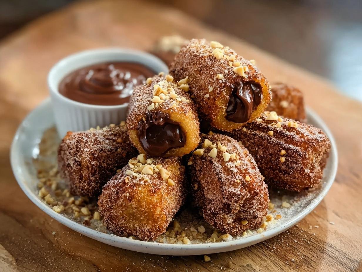Nutty Churro Bites Nutella Recipe: 1 Amazing Dip 1 Nutty Churro Bites Nutella