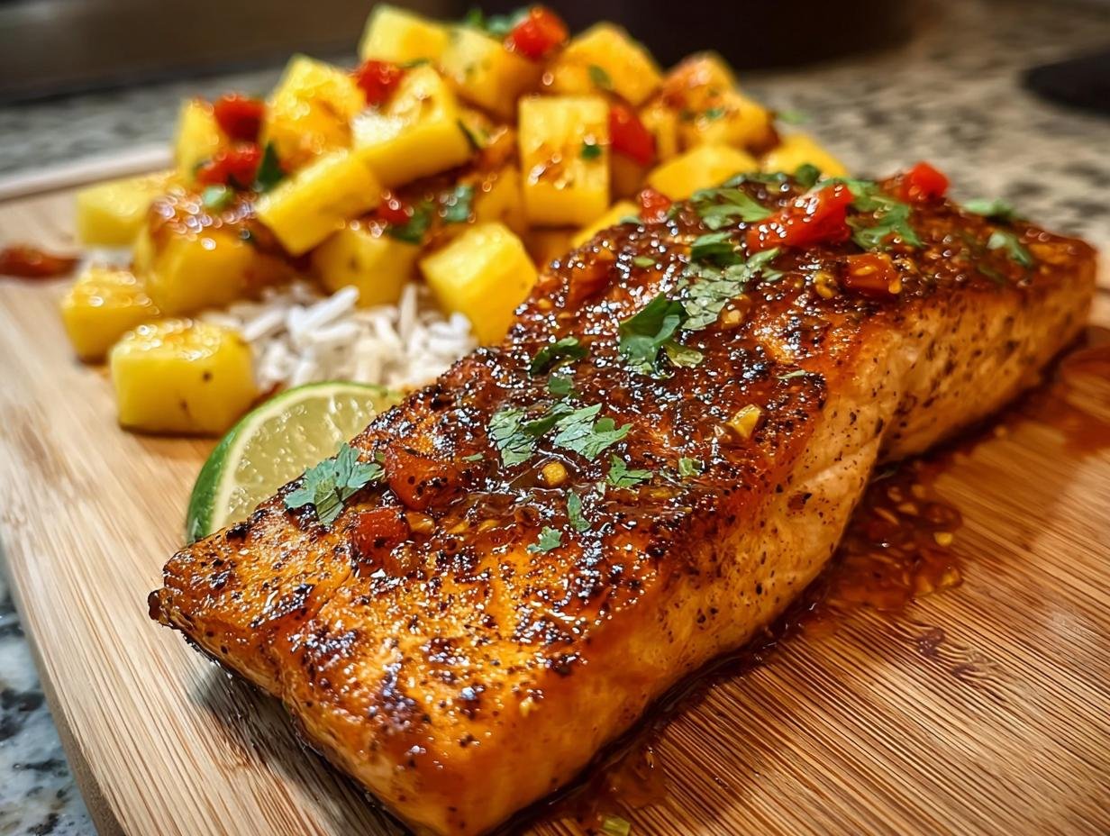 Pineapple Chipotle Salmon: 1 Flavorful Sweet Glazed Dish 3 Pineapple Chipotle Salmon: 1 Flavorful Sweet Glazed Dish - Pineapple Chipotle Salmon Sweet - additional detail