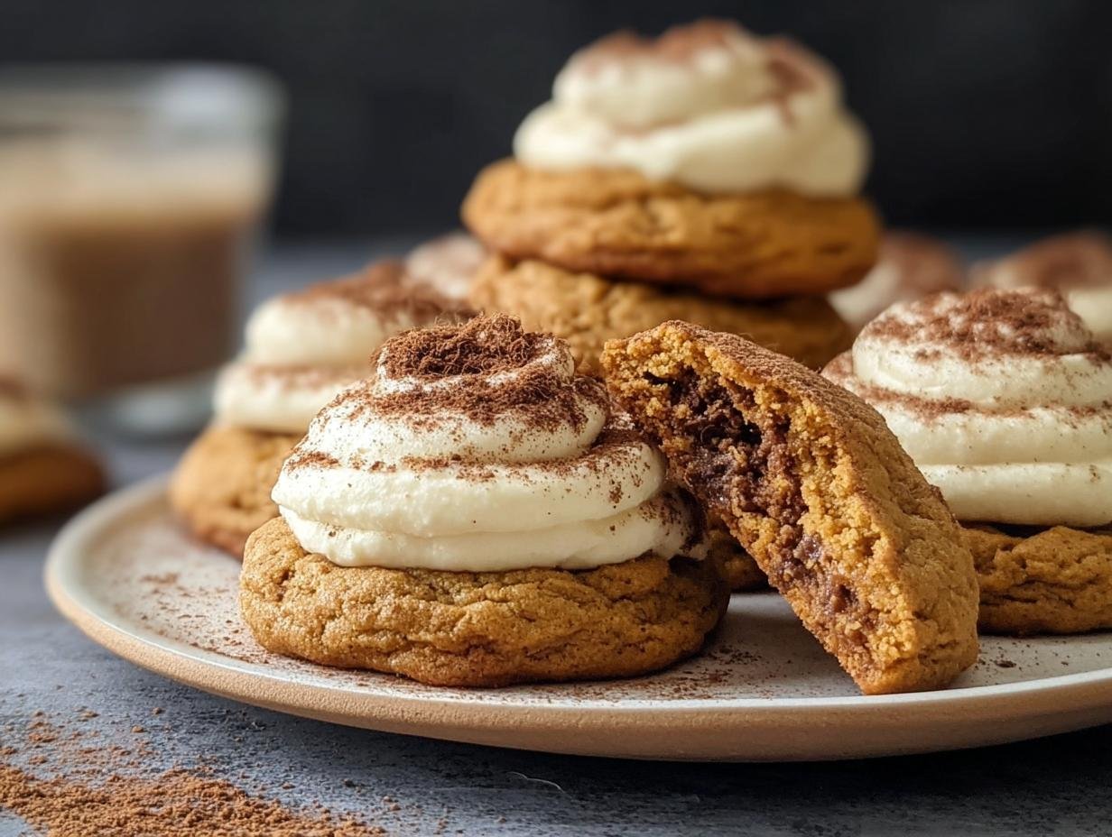 Melt-in-your-mouth Pumpkin Cookies Mascarpone Frosting 4 Melt-in-your-mouth Pumpkin Cookies Mascarpone Frosting - Pumpkin Cookies Mascarpone Frosting - additional detail