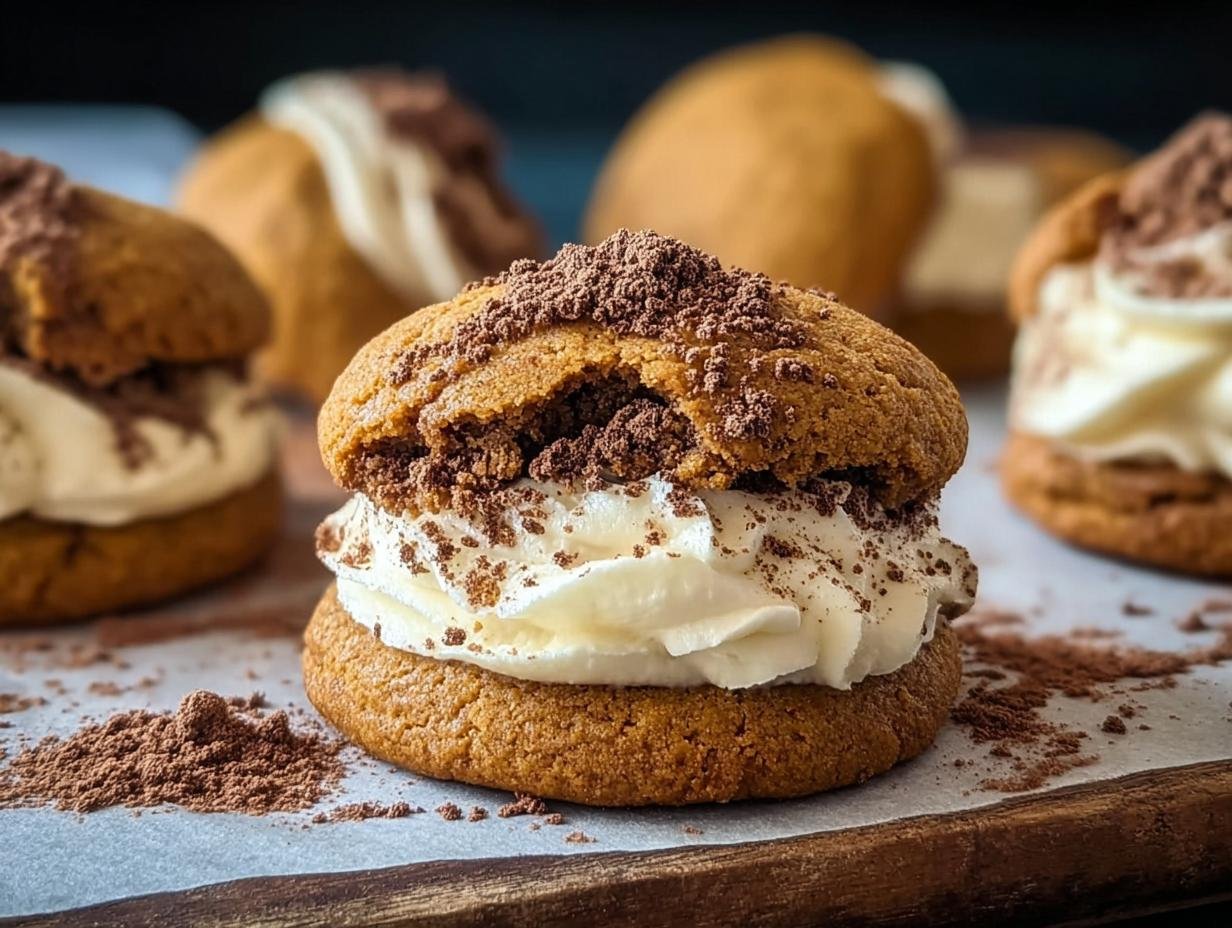 Melt-in-your-mouth Pumpkin Cookies Mascarpone Frosting 1 Pumpkin Cookies Mascarpone Frosting