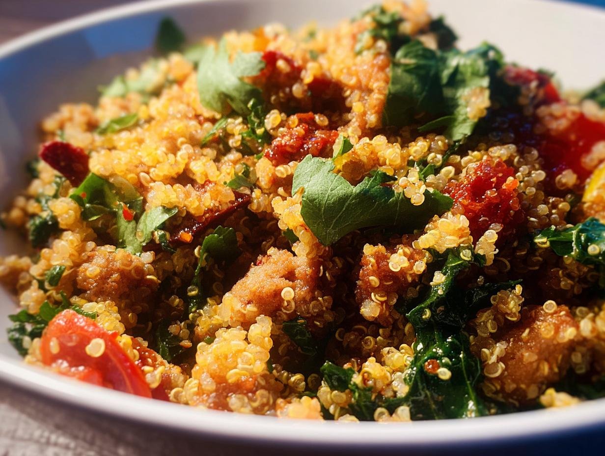 Quinoa Turkey Sausage Crumbles: Amazing 35-Min Meal - Quinoa Turkey Sausage Crumbles - additional detail