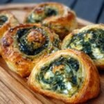 Spanakopita Puff Pastry Swirls