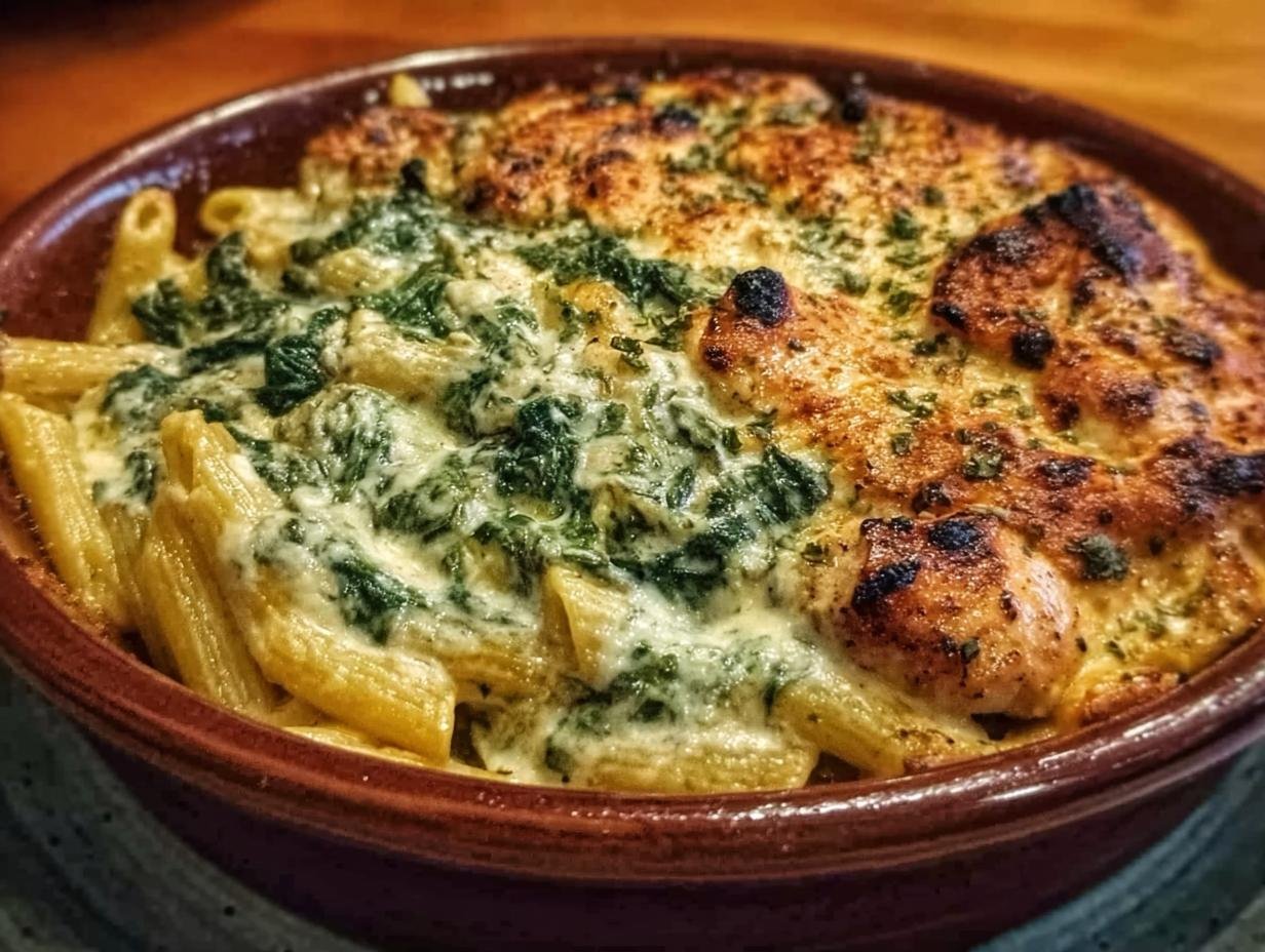 Spinach Artichoke Greek Chicken: Amazing 1-Pan Meal - Spinach Artichoke Greek Chicken - main visual representation