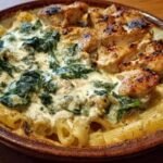 Spinach Artichoke Greek Chicken