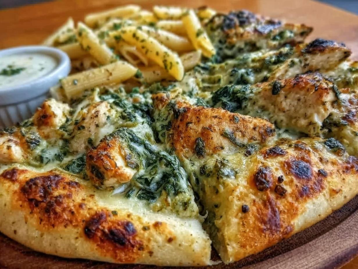 Spinach Artichoke Greek Chicken: Amazing 1-Pan Meal - Spinach Artichoke Greek Chicken - additional detail