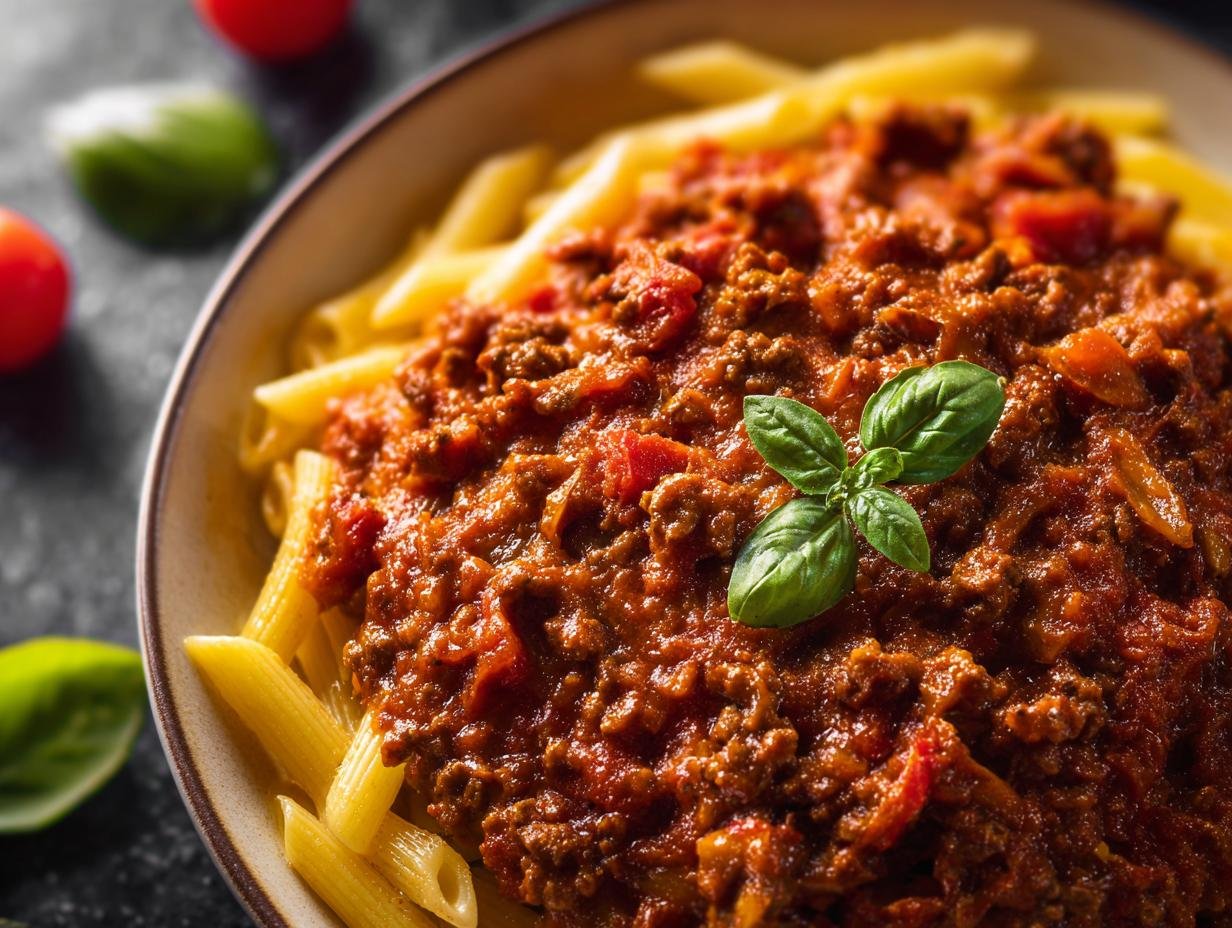 Veggie Meat Sauce: 6 Amazing Flavor Secrets 3 Veggie Meat Sauce: 6 Amazing Flavor Secrets - Veggie Meat Sauce - additional detail