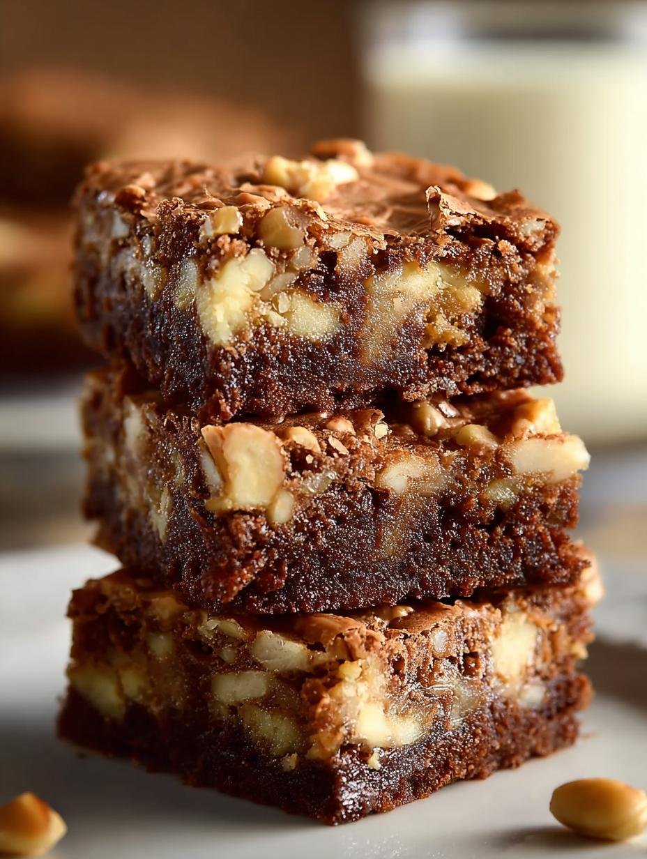 Irresistible Apple Brownies Chewy Fruity fresh from the oven on a cooling rack
