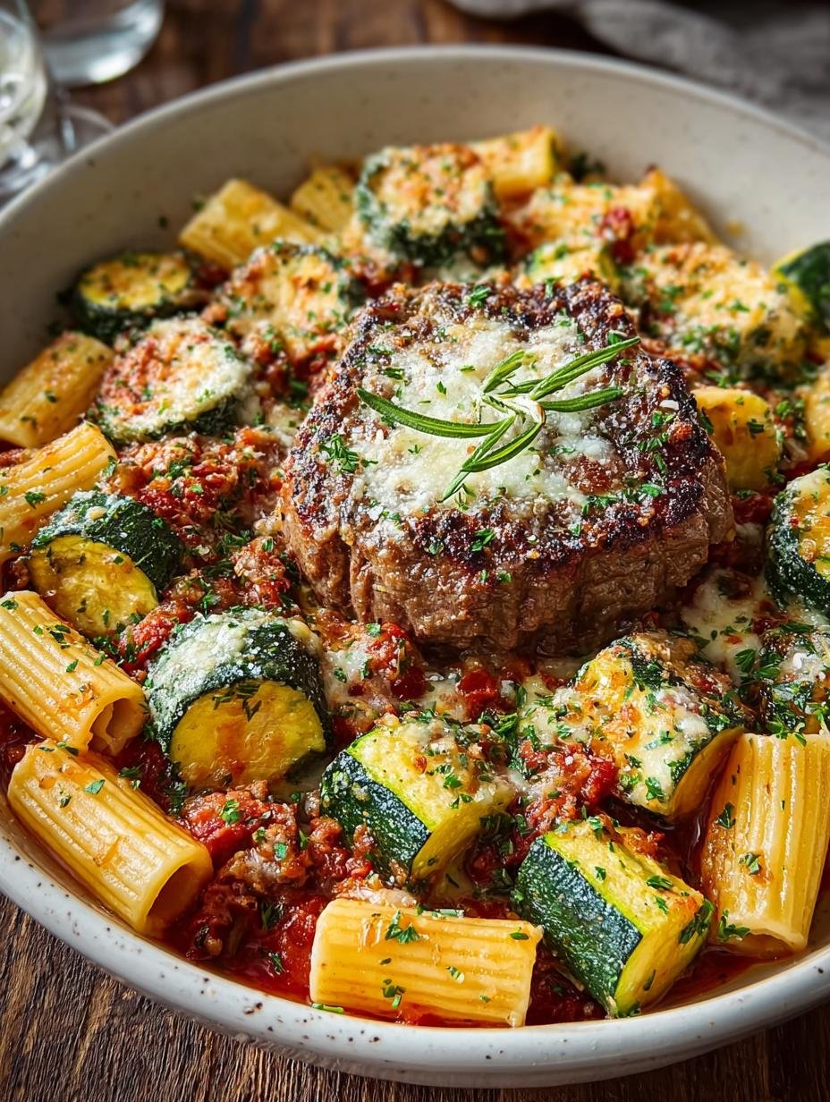 Delicious Cheesy Garlic Zucchini Steak Recipe to Savor - Cheesy Garlic Zucchini Steak - additional detail