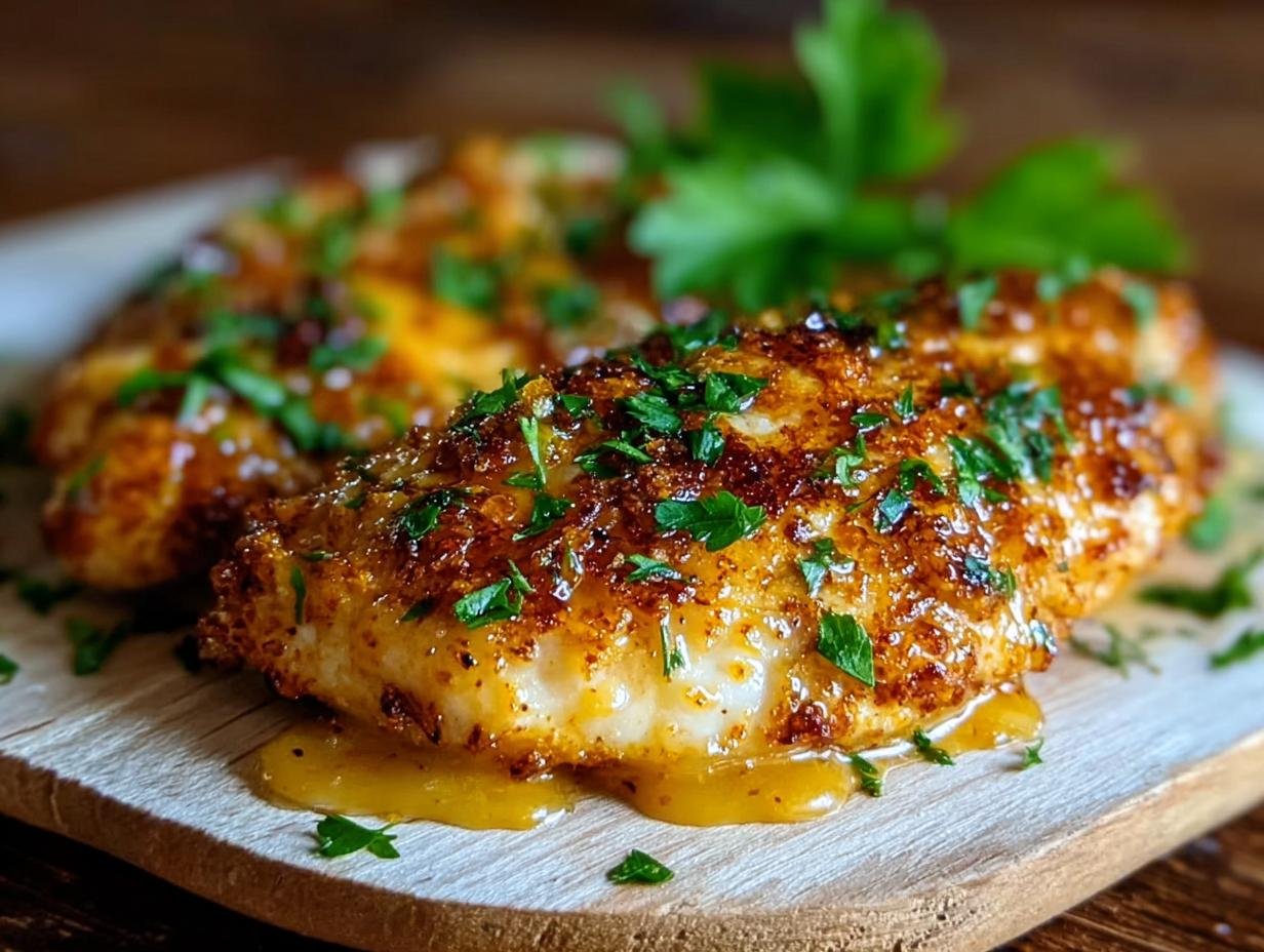 Cheesy Honey Mustard Chicken