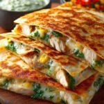 Chicken Verde Quesadillas