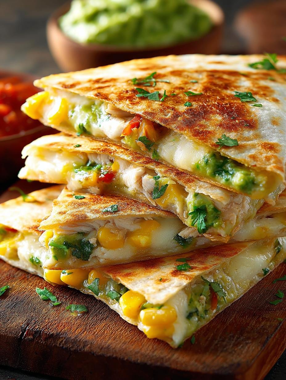 Delicious Chicken Verde Quesadillas in 25 Minutes - Chicken Verde Quesadillas - additional detail