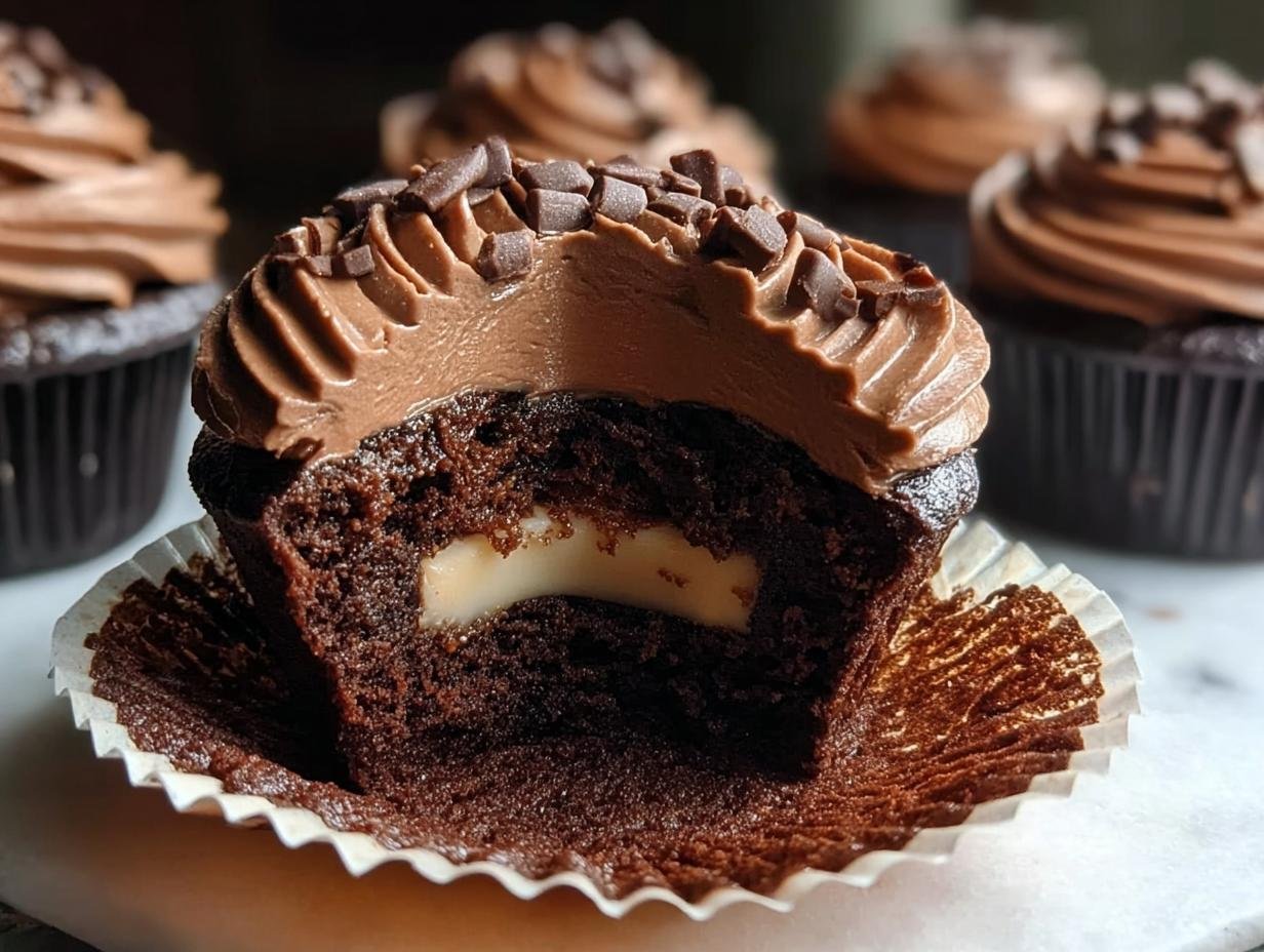 Amazing Chocolate Coffee Cream Cupcakes 1 1 Chocolate Coffee Cream Cupcakes