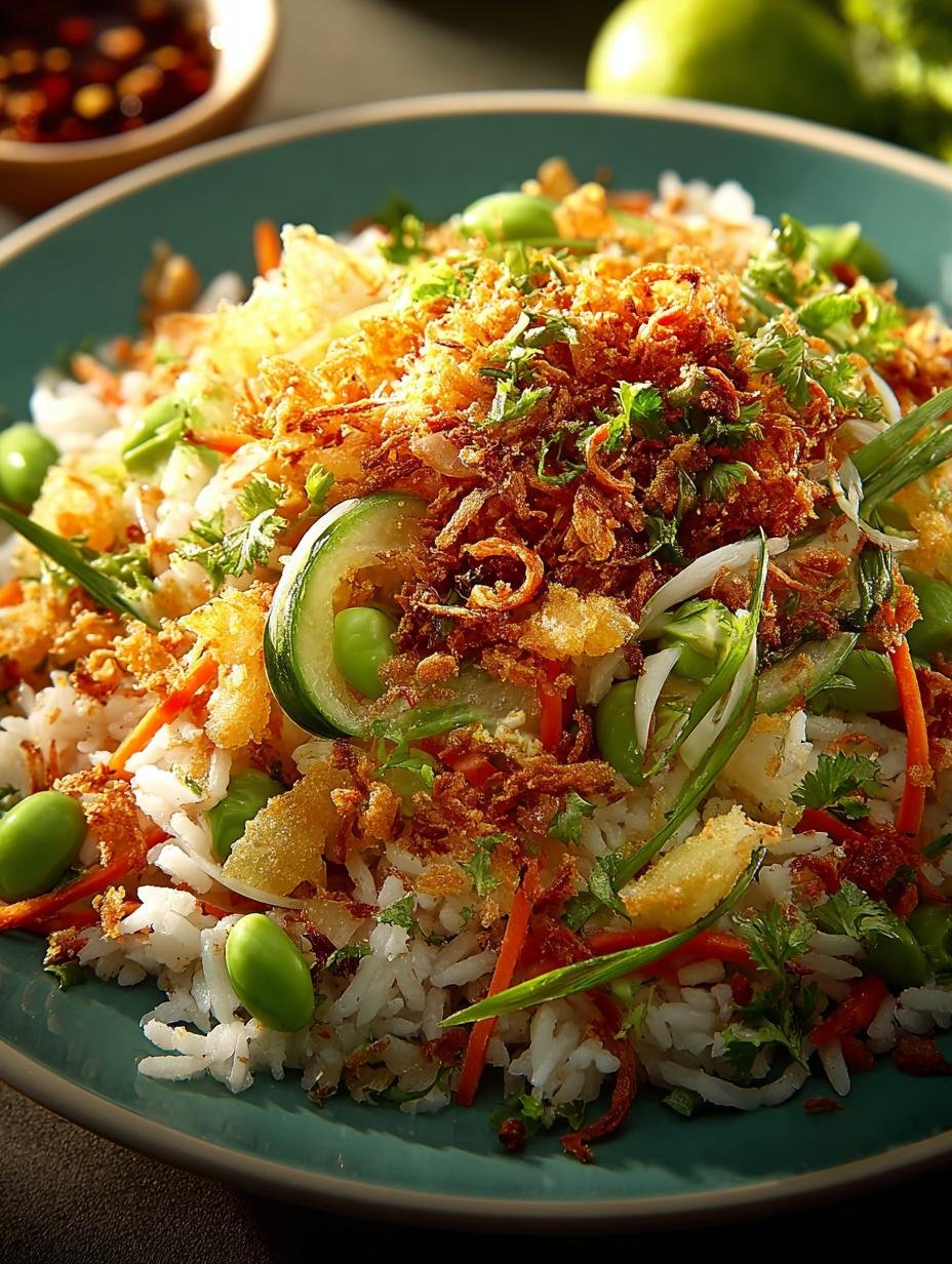 Crispy Rice Salad: 10 Reasons to Love This Recipe - Crispy Rice Salad - additional detail