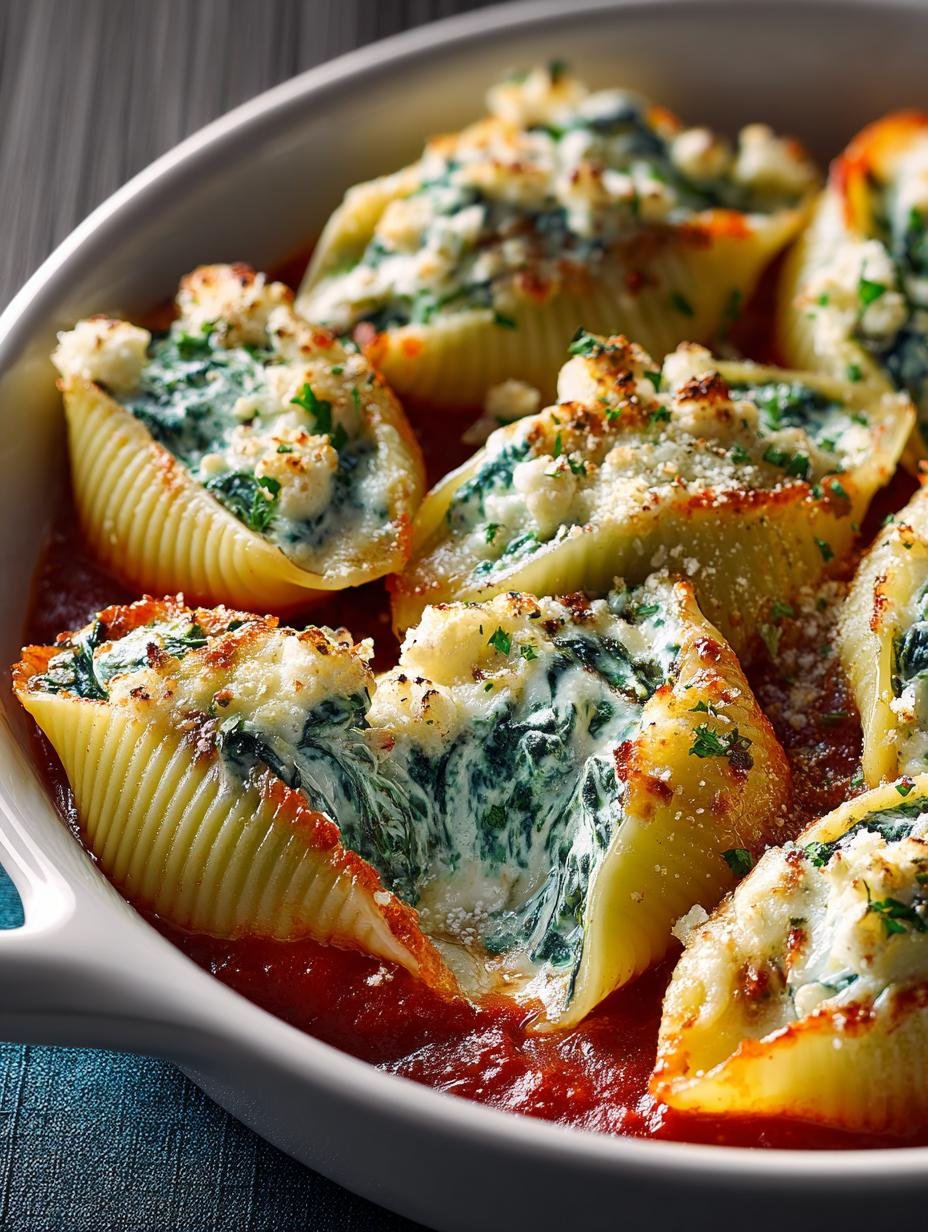 Decadent Spinach Stuffed Shells: 7 Irresistible Reasons - Decadent Spinach Stuffed Shells - main visual representation