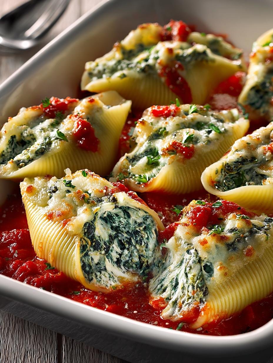 Decadent Spinach Stuffed Shells: 7 Irresistible Reasons 1 Decadent Spinach Stuffed Shells