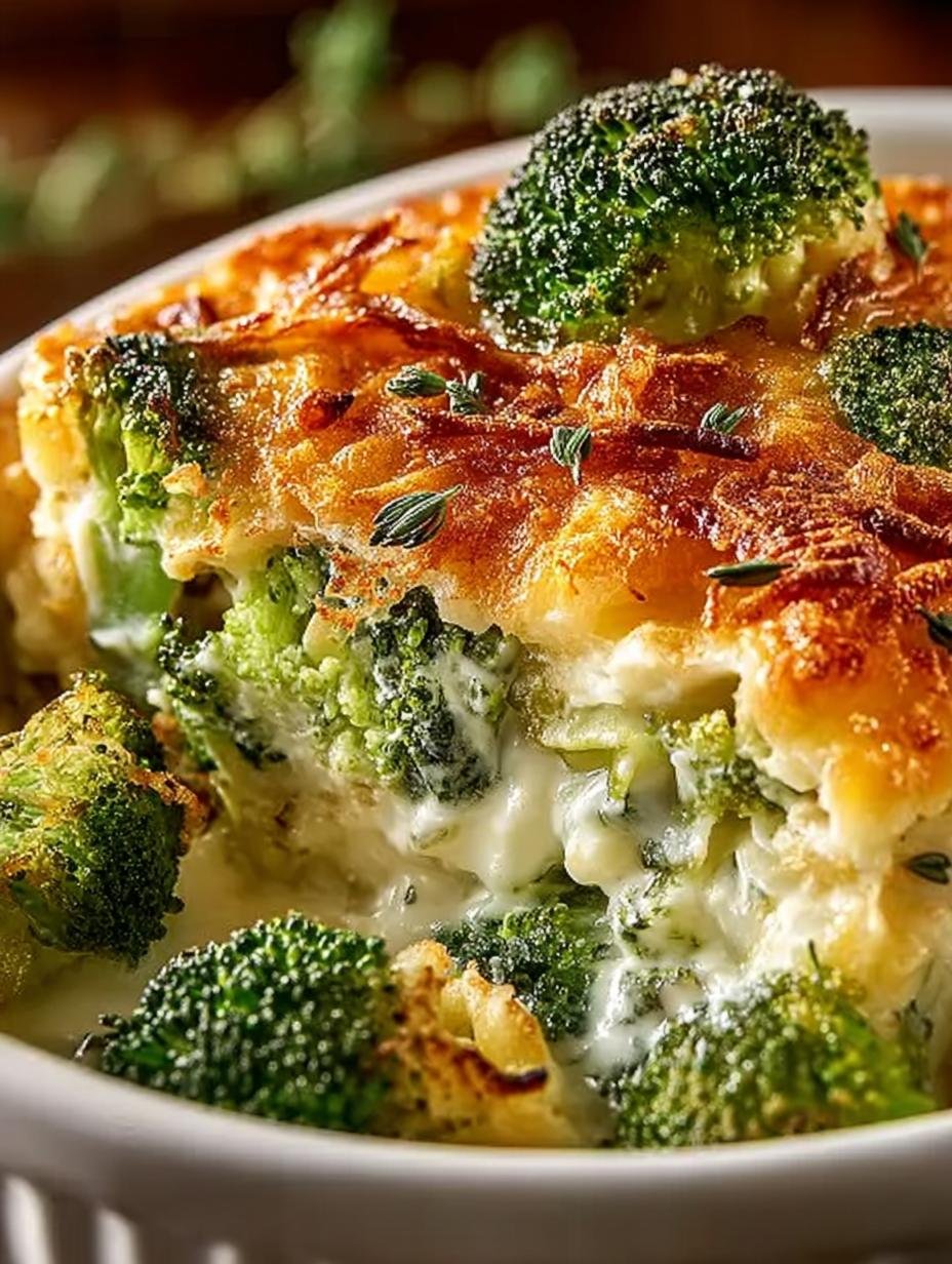Delicious French Onion Broccoli Cheese Casserole Recipe - French Onion Broccoli Cheese - main visual representation