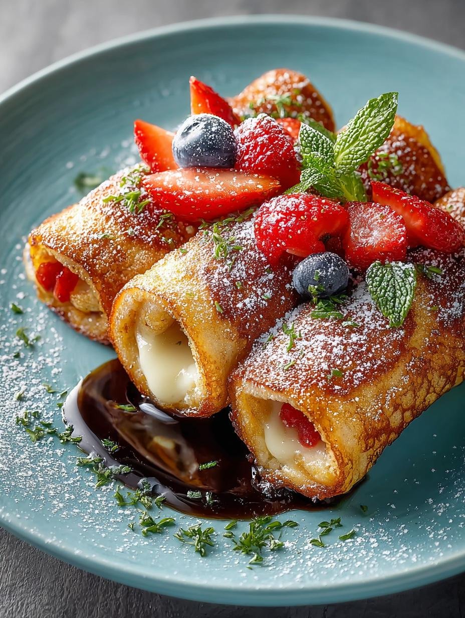 Delicious French Toast Roll Ups with Creamy Filling - French Toast Roll Ups - additional detail
