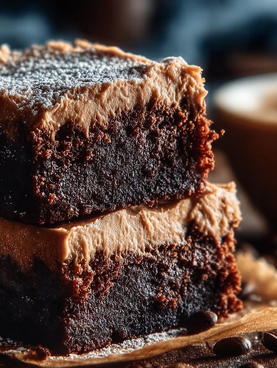Frosted Coffee Brownies Incredible for Coffee Lovers - Frosted Coffee Brownies Incredible - main visual representation