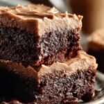 Frosted Coffee Brownies Incredible