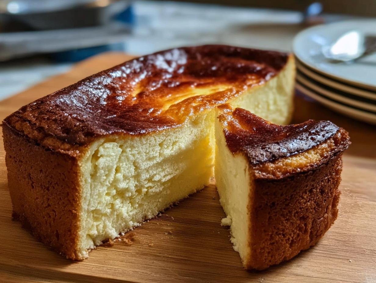 Easy Loaf Pan Basque Cheesecake Recipe That's Amazing - Loaf Pan Basque Cheesecake - main visual representation