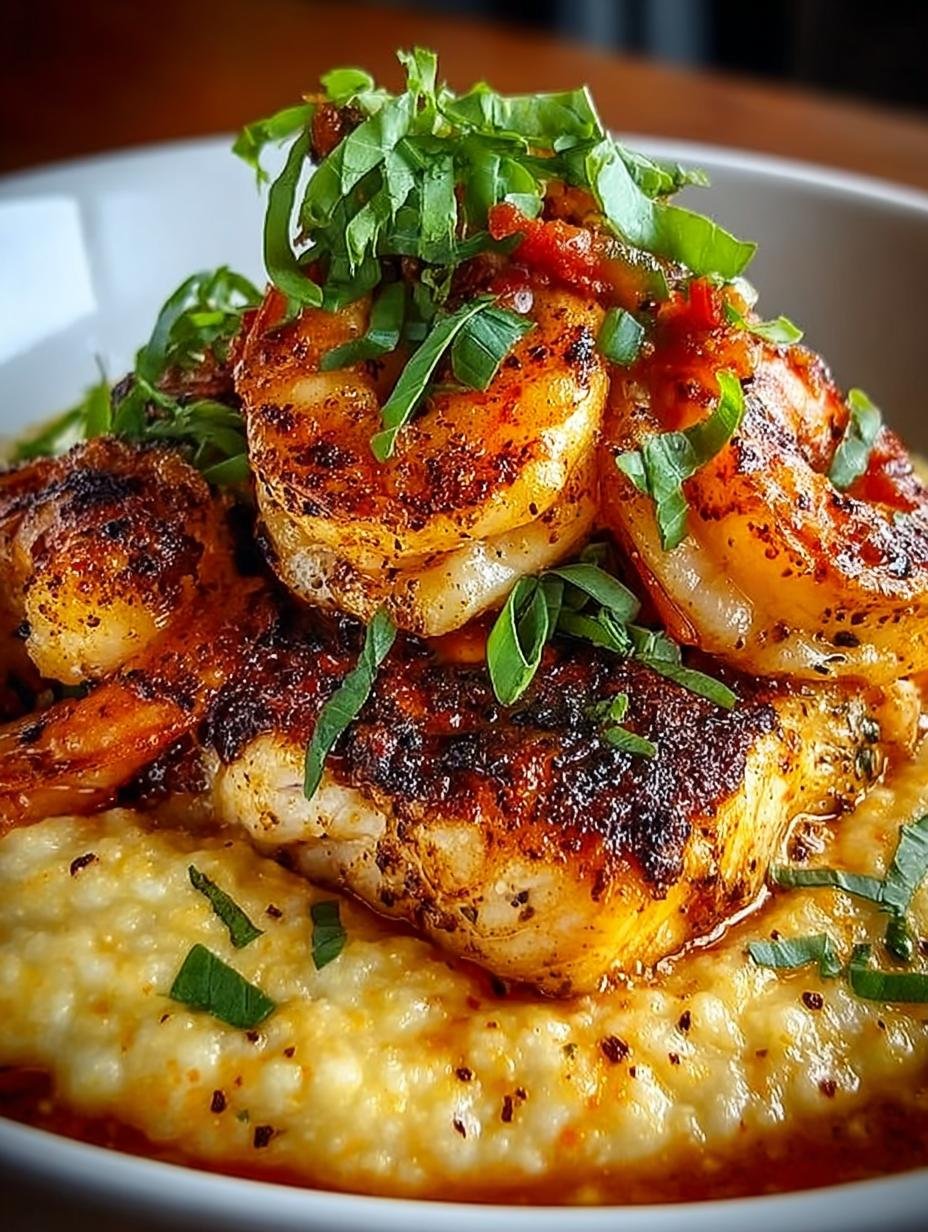 Red Snapper Shrimp Grits: A Delicious Cajun Delight - Red Snapper Shrimp Grits - main visual representation