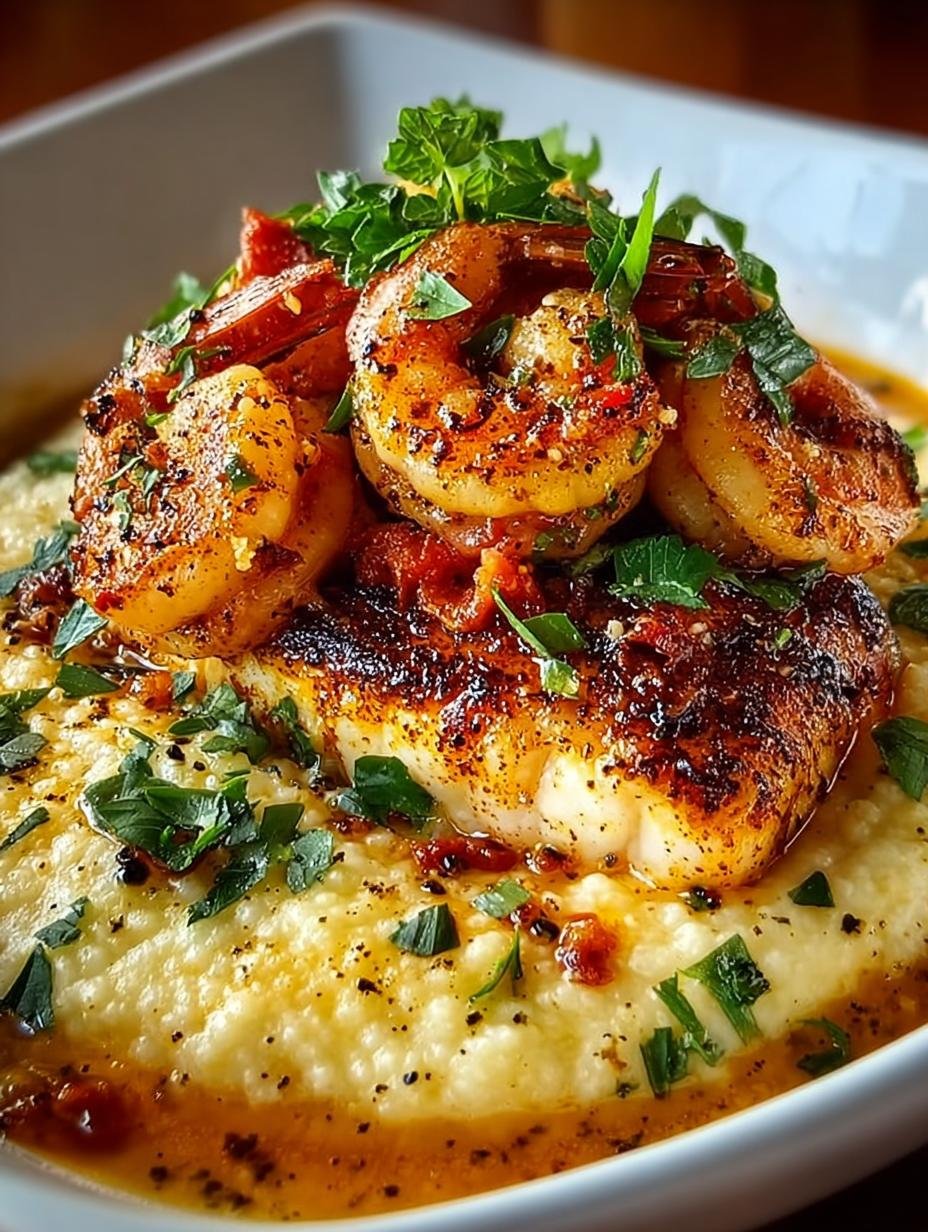 Red Snapper Shrimp Grits