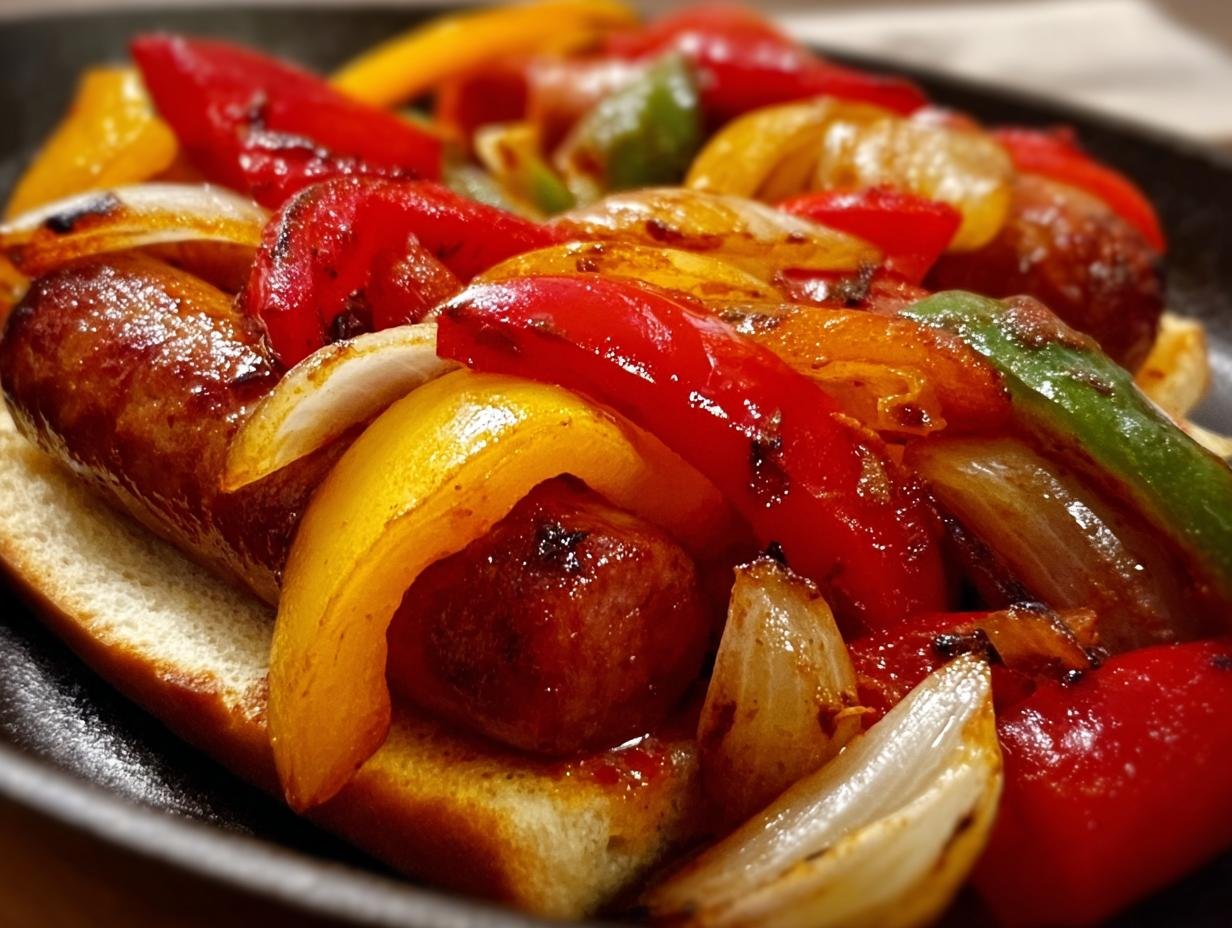 Delicious Sausage Peppers Onions: 1 Amazing Meal - Sausage Peppers Onions - main visual representation
