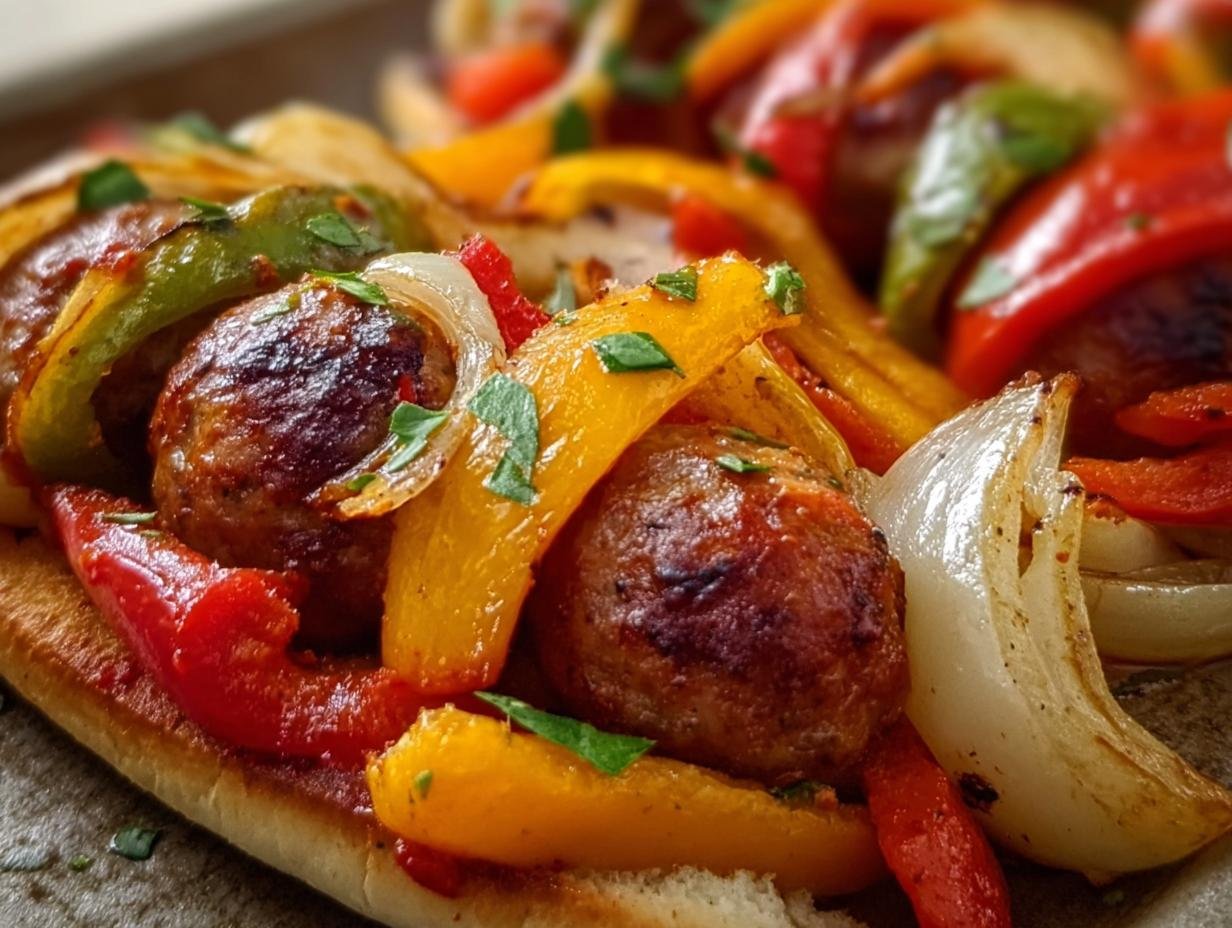 Delicious Sausage Peppers Onions: 1 Amazing Meal - Sausage Peppers Onions - additional detail