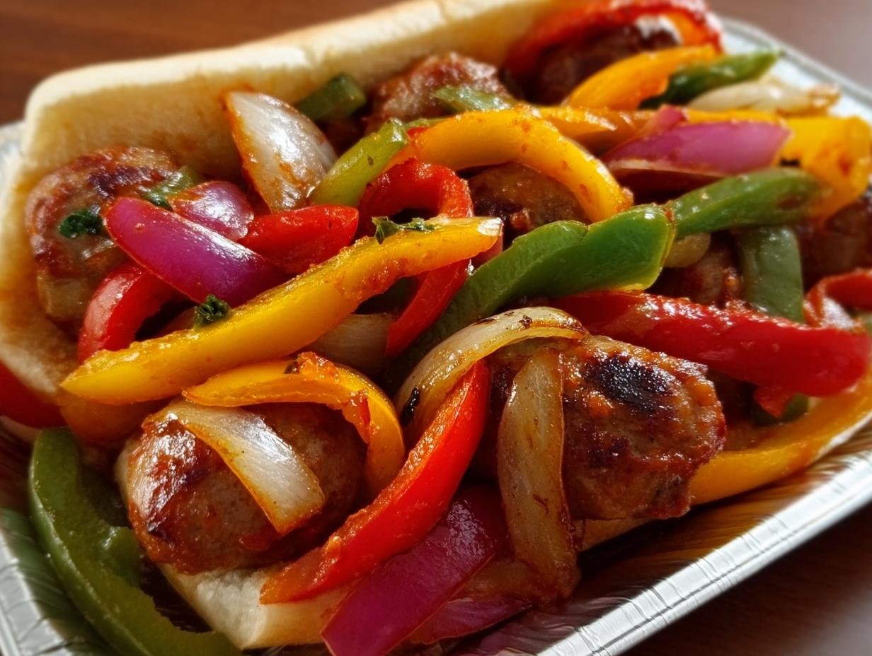 Delicious Sausage Peppers Onions: 1 Amazing Meal - Sausage Peppers Onions - additional detail