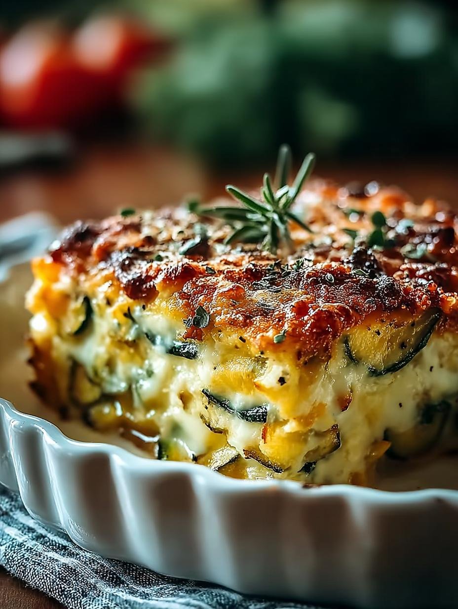 Savory Zucchini Casserole Incredible Comfort Food Recipe - Savory Zucchini Casserole Incredible - main visual representation