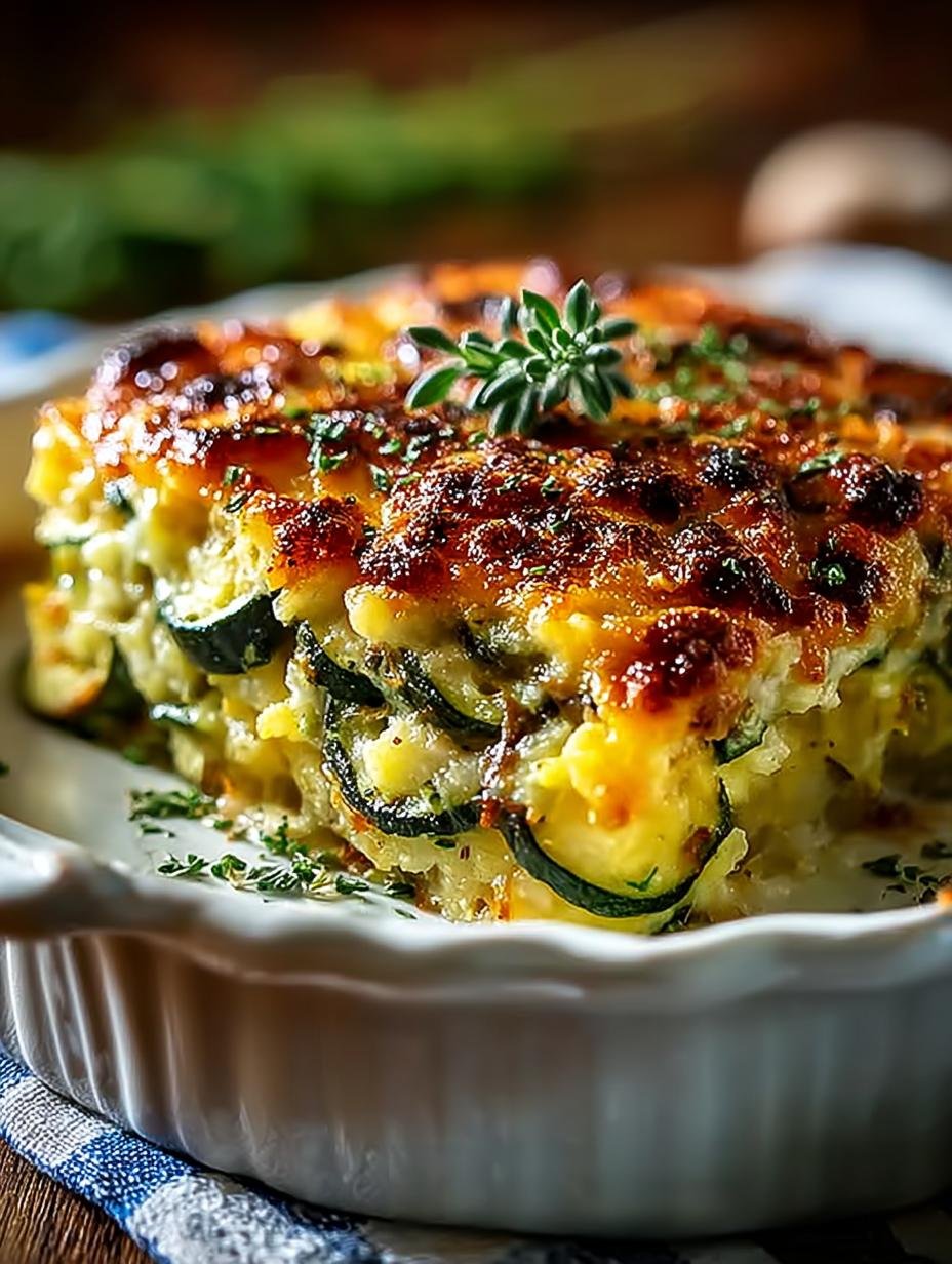 Savory Zucchini Casserole Incredible Comfort Food Recipe - Savory Zucchini Casserole Incredible - additional detail