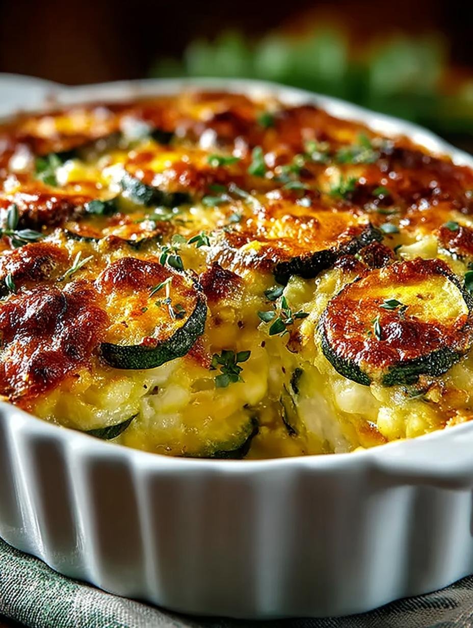Savory Zucchini Casserole Incredible Comfort Food Recipe 1 Savory Zucchini Casserole Incredible