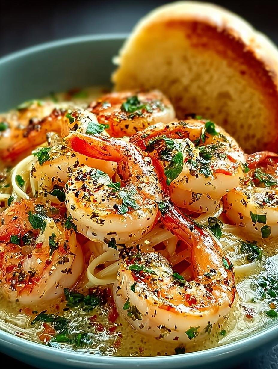 Shrimp Scampi Bowls with Garlic Bread: 4 Quick Recipes 1 Shrimp Scampi Bowls with