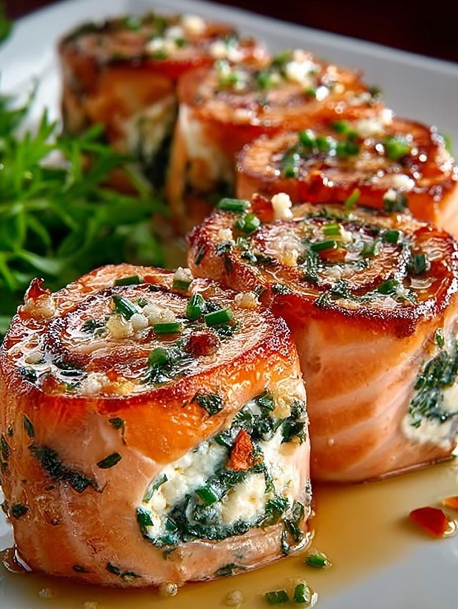 Delicious Stuffed Salmon Pinwheels for Every Occasion 2 Delicious Stuffed Salmon Pinwheels for Every Occasion - Stuffed Salmon Pinwheels - main visual representation