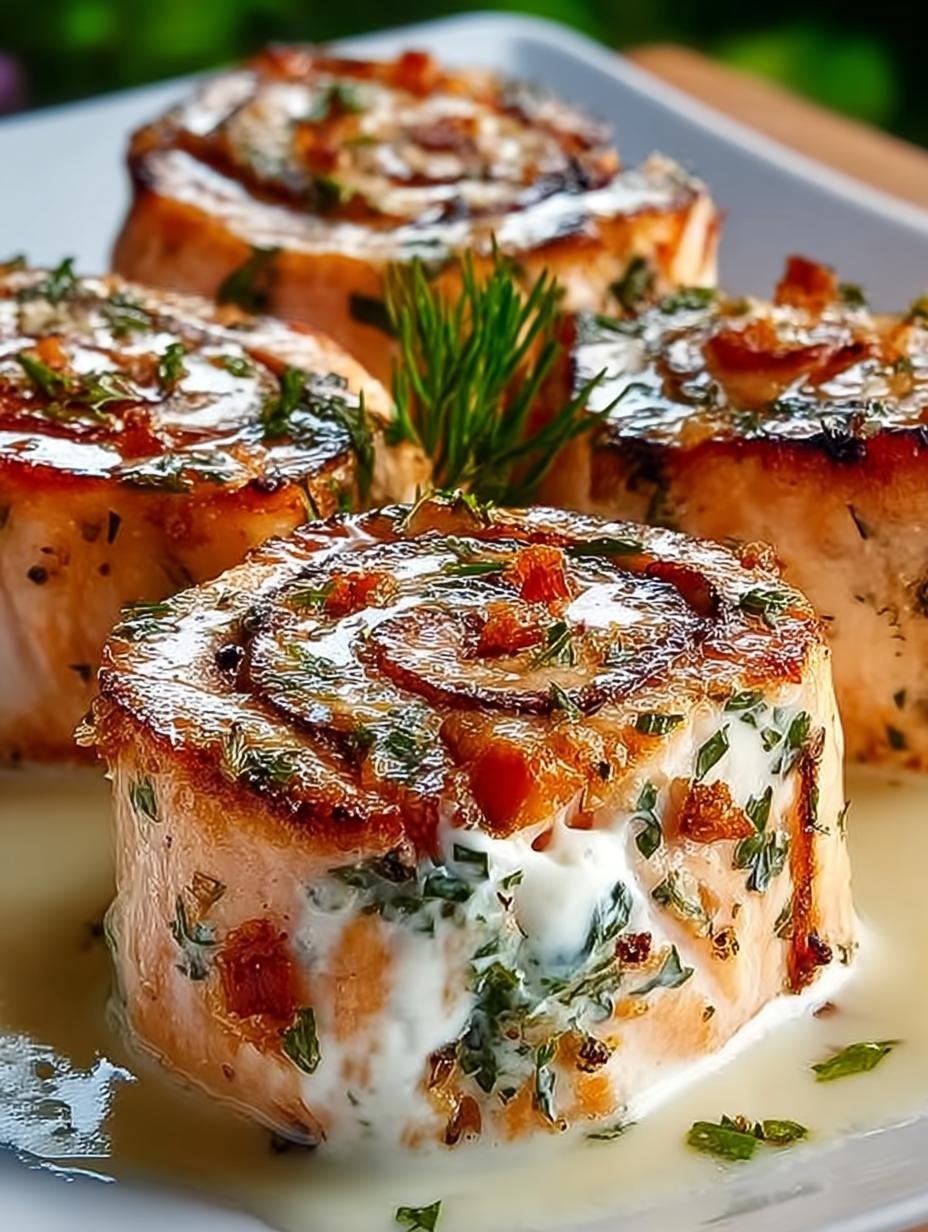 Delicious Stuffed Salmon Pinwheels for Every Occasion 3 Delicious Stuffed Salmon Pinwheels for Every Occasion - Stuffed Salmon Pinwheels - additional detail