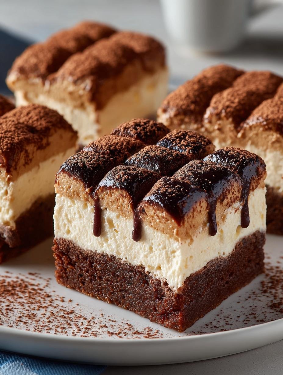 Tiramisu Brownies