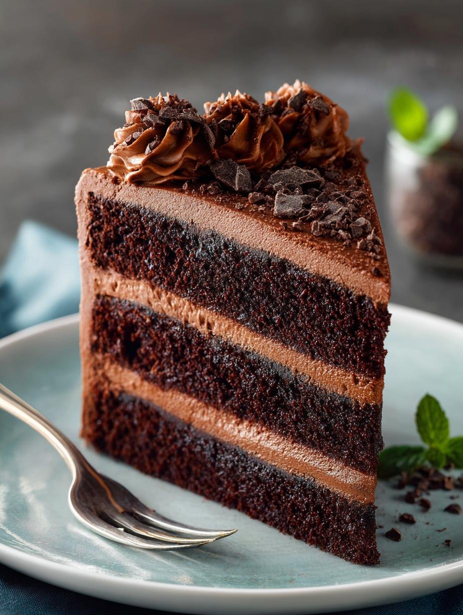 Indulge in This Heavenly Triple Chocolate Cake Recipe - Triple Chocolate Cake - main visual representation