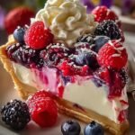 Whimsical Unicorn Berry Pie