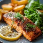 Air Fryer Lemon Salmon