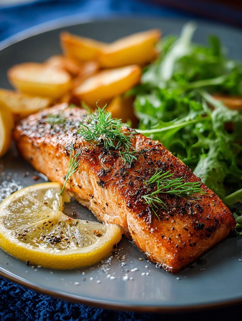 Delicious Air Fryer Lemon Salmon with Honey Potatoes 1 Air Fryer Lemon Salmon